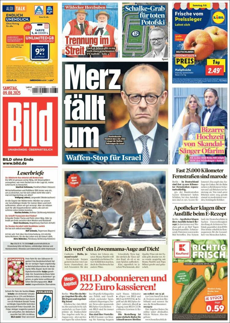 Portada de Bild (Alemania)