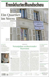 Portada de Frankfurter Rundschau (Germany)