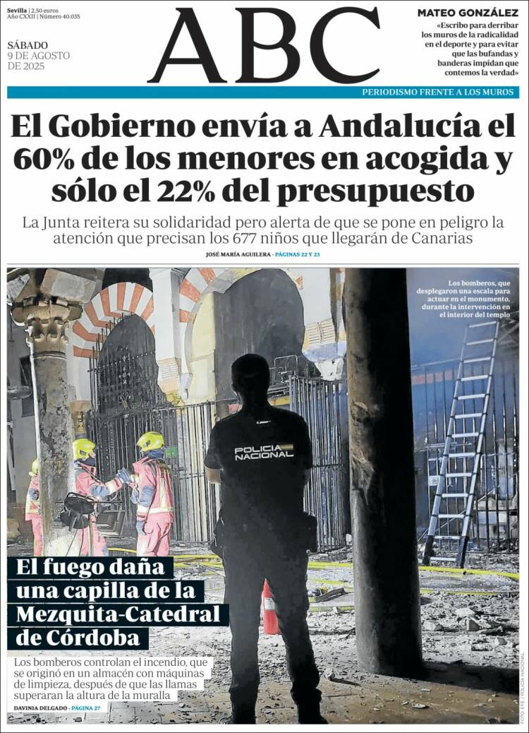 Portada de ABC - Sevilla (Spain)