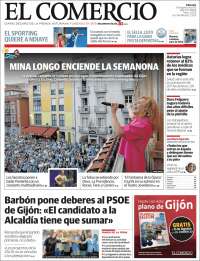 Portada de El Comercio - Gijón (Spain)