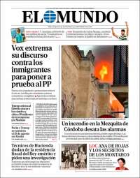 Portada de El Mundo (Spain)