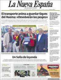 Portada de La Nueva España (Spain)