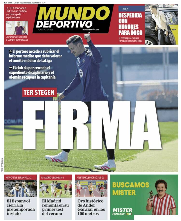 Portada de El Mundo Deportivo (Spain)