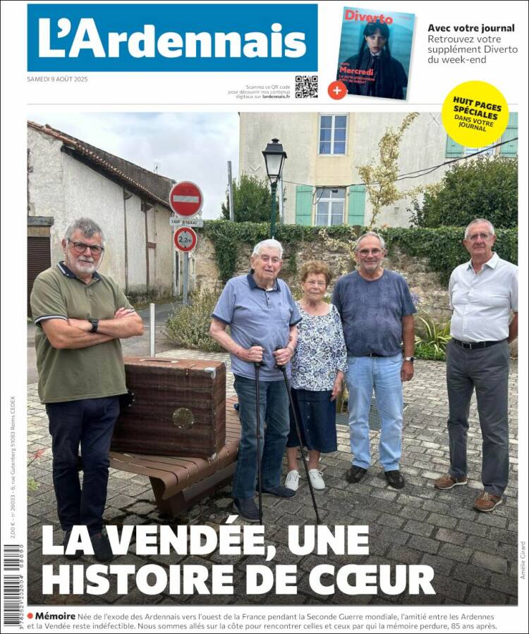 Portada de L'Ardenais (Francia)