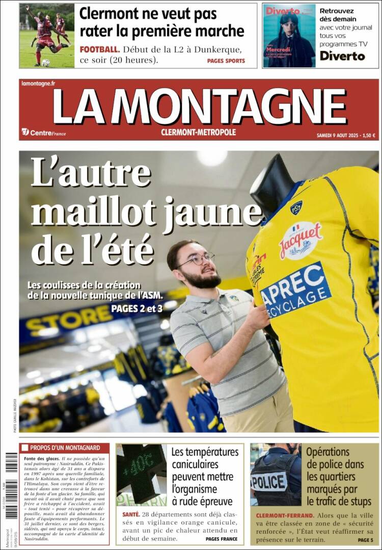 Portada de La Montagne (Francia)