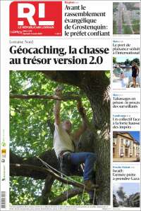 Portada de Le Republicain Lorrain (France)