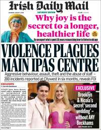 Portada de Irish Daily Mail (Ireland)