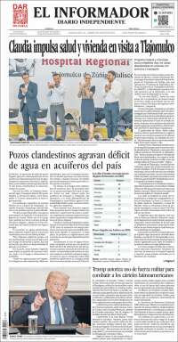 Portada de El Informador (Mexico)