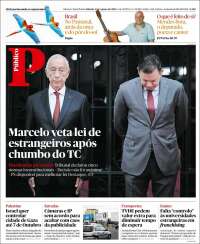 Portada de Público (Portugal)