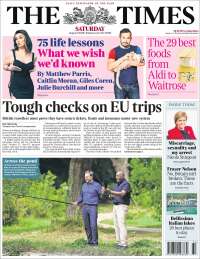 Portada de The Times (United Kingdom)