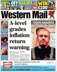 Portada de Western Mail (United Kingdom)