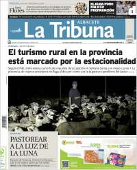 Portada de La Tribuna de Albacete (Spain)
