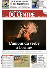 Portada de Le Journal du Centre (France)