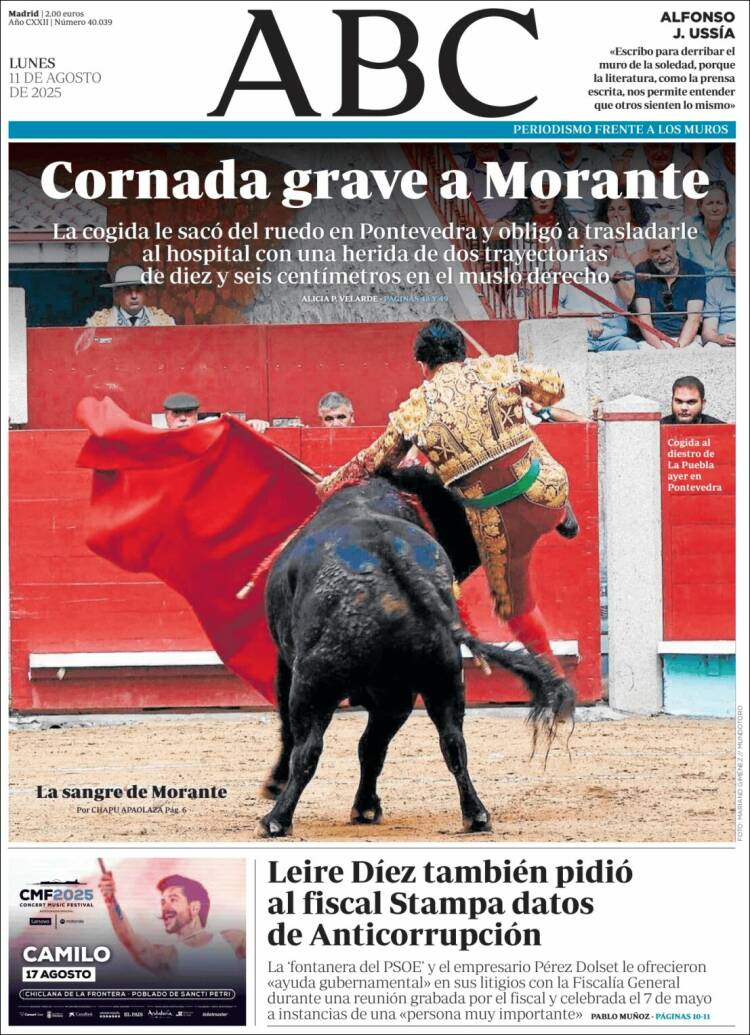 Portada de ABC (España)