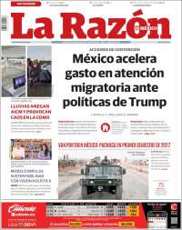 Portada de La Razón (México)