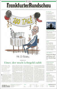 Portada de Frankfurter Rundschau (Germany)