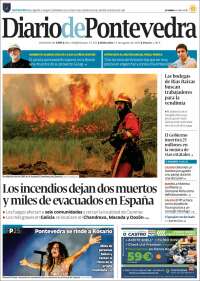 Portada de Diario de Pontevedra (Spain)