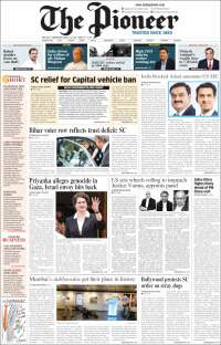 Portada de The Pioneer (India)