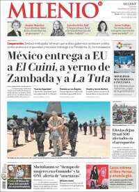 Portada de Milenio (México)