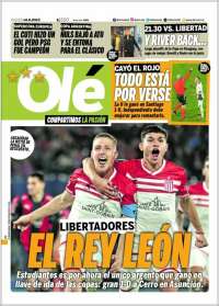 Portada de Olé (Argentina)