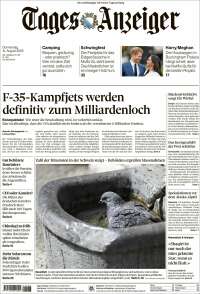 Portada de Tages-Anzeiger (Suiza)