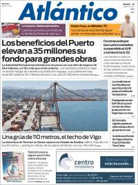 Portada de Atlántico Diario (España)