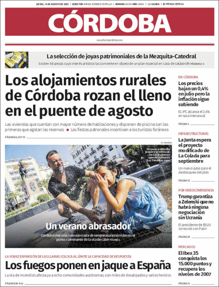 Portada de Diario de Córdoba (España)