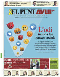 Portada de El Punt Avui - Girona (España)