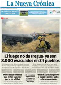 Portada de La Nueva Crónica (España)