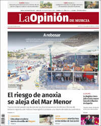Portada de La Opinión de Murcia (España)