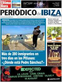 Portada de Periódico de Ibiza (España)