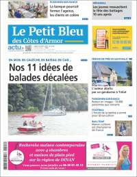 Portada de Le Petit Bleu (Francia)