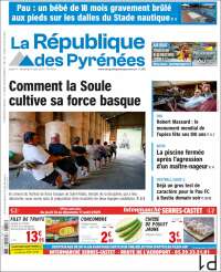 Portada de La République des Pyrénées (Francia)
