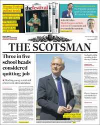 Portada de The Scotsman (Reino Unido)