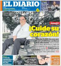 Portada de El Diario NY (USA)
