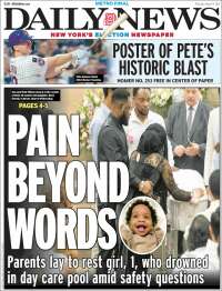 Portada de Daily News - New York (USA)