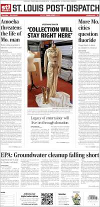 Portada de St. Louis Post-Dispatch (USA)