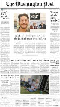 Portada de The Washington Post (USA)