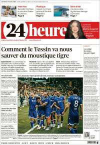 Portada de 24 Heures (Switzerland)