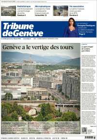 Portada de La Tribune de Genève (Switzerland)