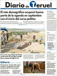 Portada de Diario de Teruel (Espagne)