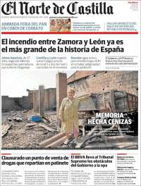 Portada de Norte de Castilla - Palencia (Espagne)