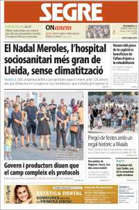 Portada de Segre (Spain)