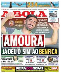 Portada de A Bola (Portugal)