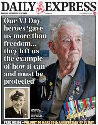Portada de Daily Express (Royaume-Uni)