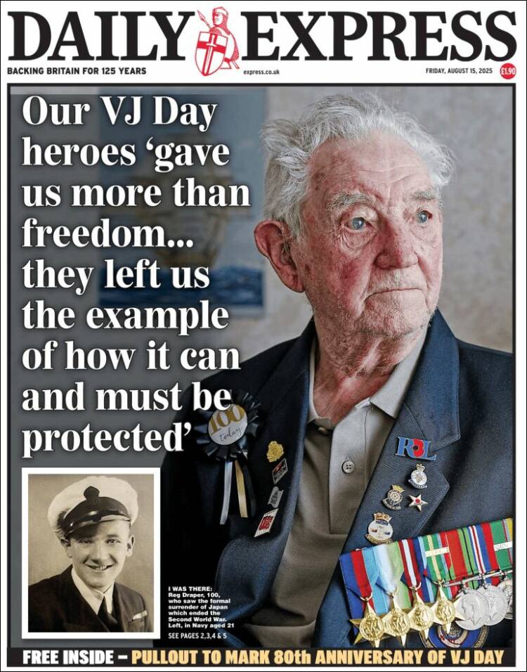 Portada de Daily Express (Royaume-Uni)