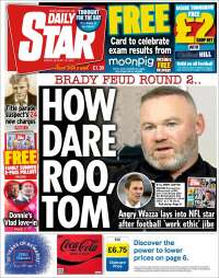 Portada de Daily Star (Royaume-Uni)