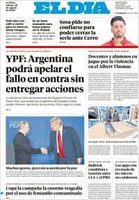 Portada de El Día de la Plata (Argentina)