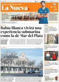 Portada de La Nueva Provincia (Argentina)