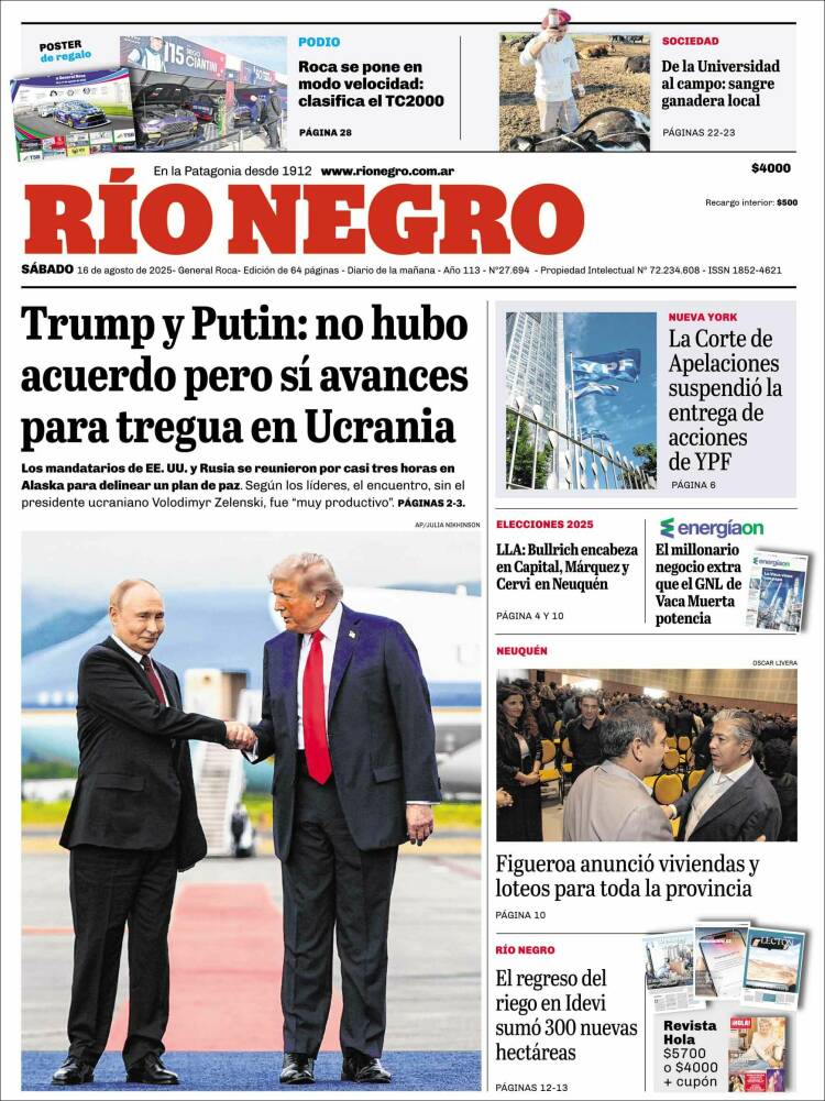 Portada de Rio Negro (Argentina)